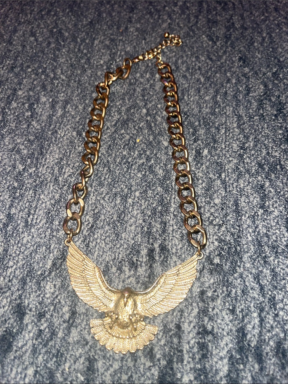 Gold Eagle Pendant Statement Necklace - Women Jewelry